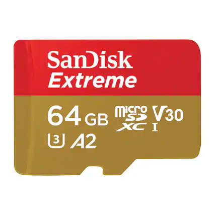 SanDisk Extreme 64 GB microSDXC I V30 A2