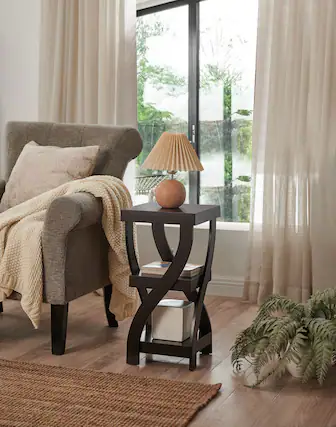 Front. Kings Brand Furniture - Kings Brand Furniture 3 Tier End Table - Square End Table - Table for Bedroom - White.