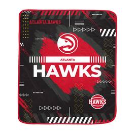 Pegasus - Atlanta Hawks 50" x 60" Game Tech Ultra Soft Blanket - Multicolor