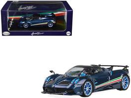 CM Models - Pagani Huayra Tricolore with Black Carbon Top and Italian Flag Stripes 1/64 & by CM Model - Blue Carbon Metallic