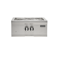 Coyote - Built-In LP Power Burner - Stainless Steel - Front_Zoom