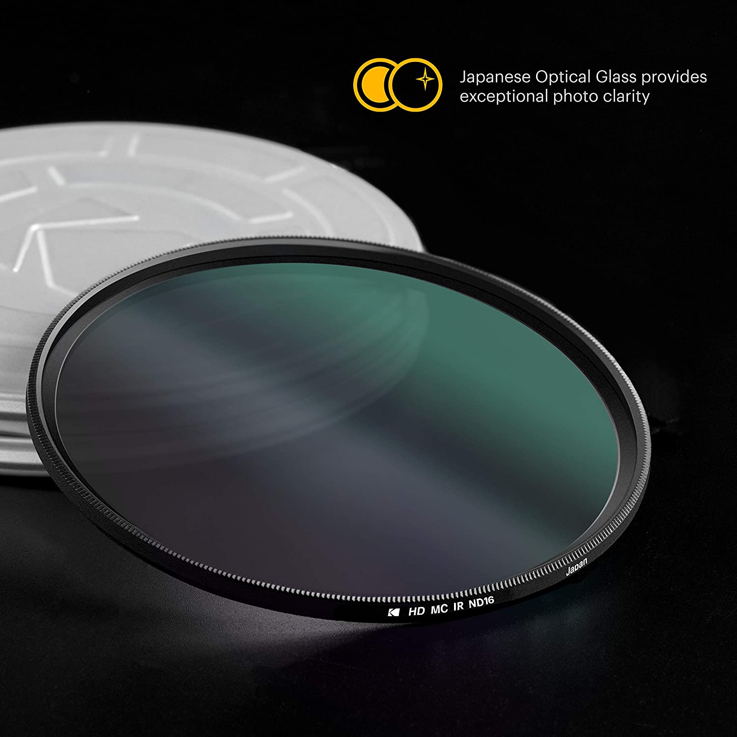 Japanese Optical Glass provides exceptional photo clarity. HD MC IR ND16 Japan.