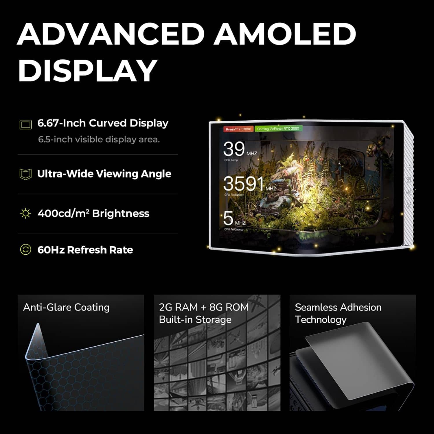 TRYX L P360N DS3M G1W Panorama 360 AIO 6.67'' AMOLED Curved Screen