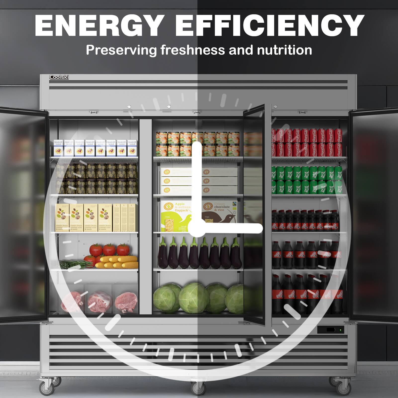 ENERGY EFFICIENCY  
Preserving freshness and nutrition  

Coolski  

Apple de sohana Faggarie  
CrT ctuvrazana