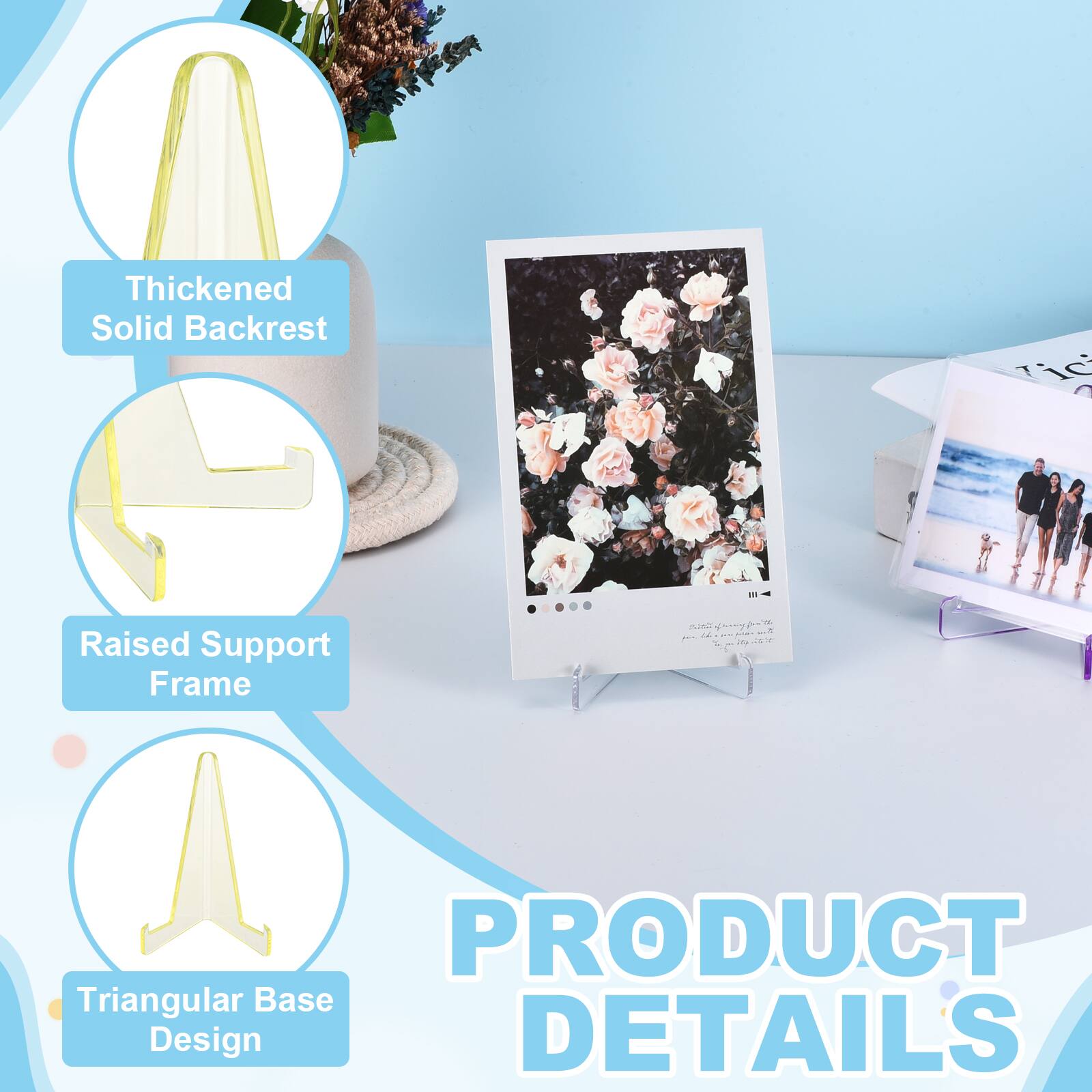 Thickened Solid Backrest  
Raised Support Frame  
Triangular Base Design  

PRODUCT DETAILS