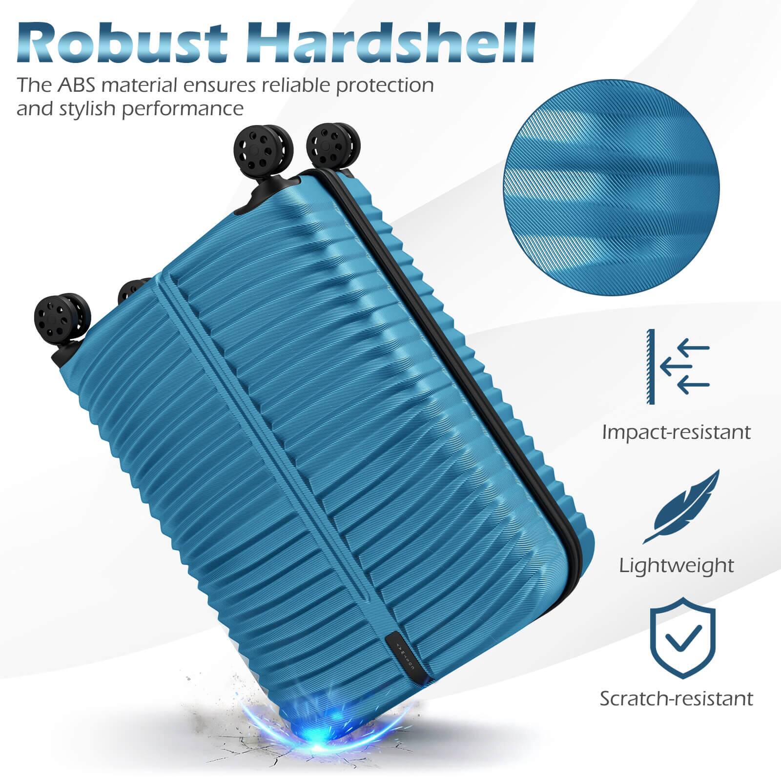Robust Hardshell

The ABS material ensures reliable protection and stylish performance

- Impact-resistant
- Lightweight
- Scratch-resistant