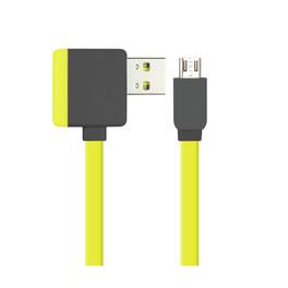 Reiko - Micro Usb Piggyback Flat Liberator Usb Cable 3.2Ft In - Yellow