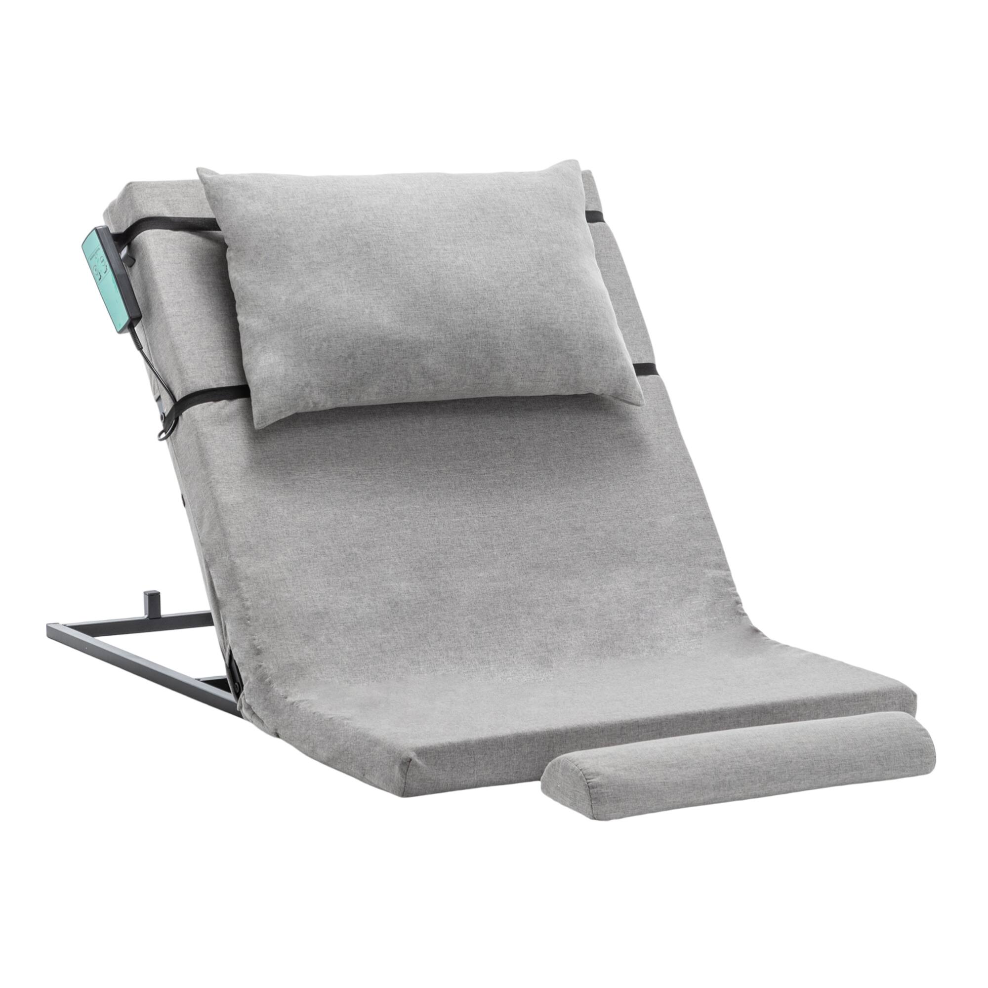 Alt View 9. GOODSILO - Electric Adjustable Bed Backrest with Remote Control for Comfortable Sitting and Reclining - Grey.