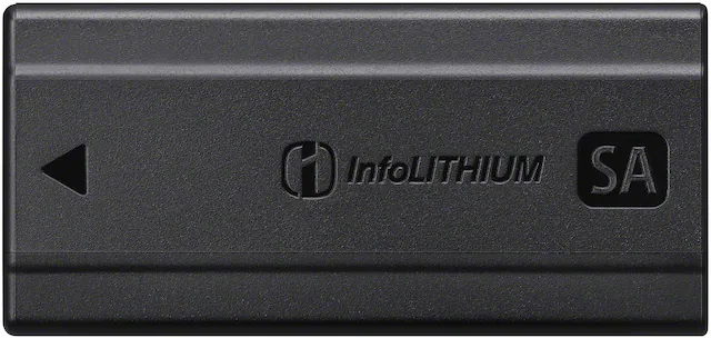 Front. Sony - Sony NPSA100 | SA-type high capacity rechargeable battery pack - Black.