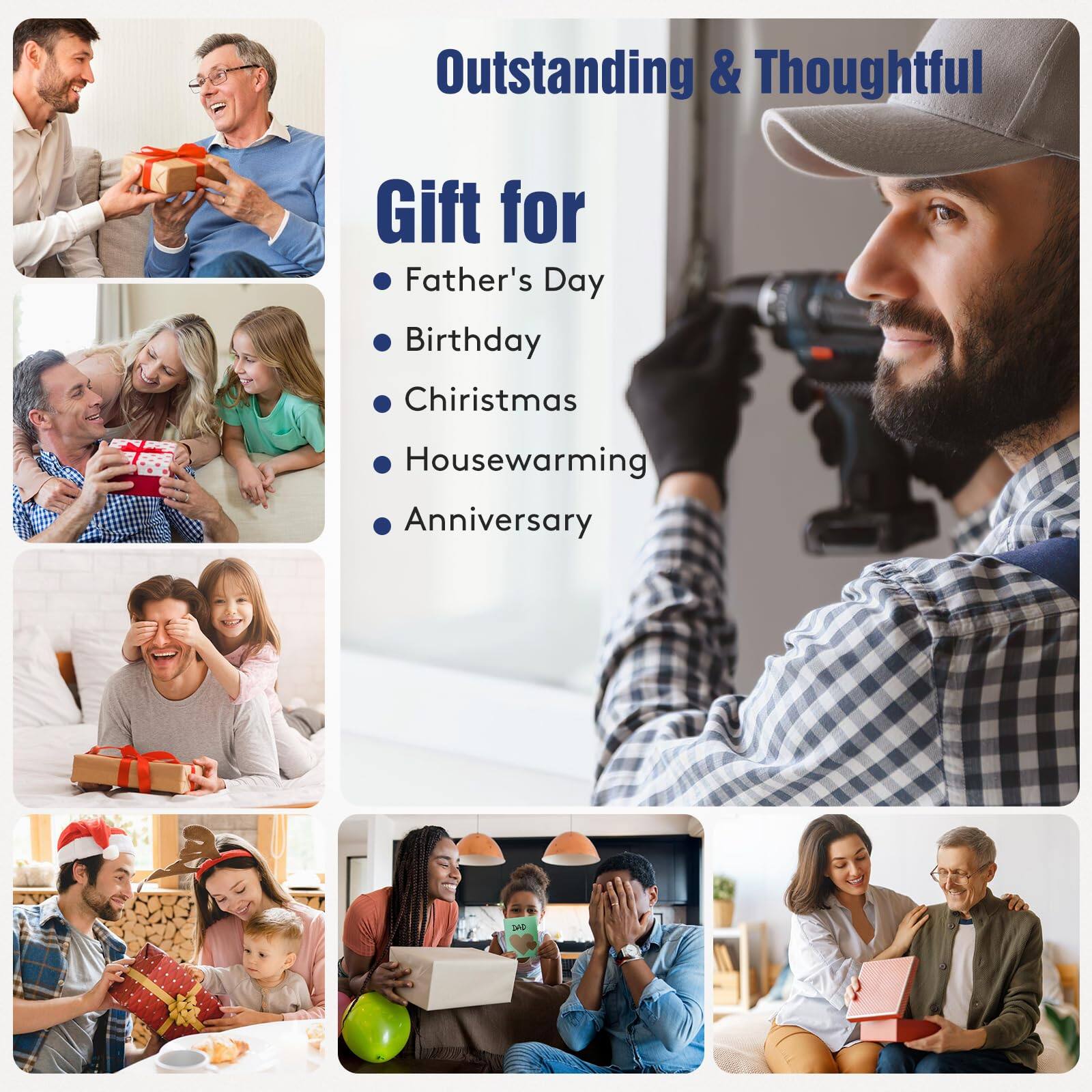 Outstanding & Thoughtful

Gift for

- Father's Day
- Birthday
- Christmas
- Housewarming
- Anniversary