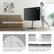 **Smooth Movement**
*TV is not included. Marks from moving the casters may remain on particular flooring material.
The flat base houses nine casters for smooth movement and balance.
Ultra low and discreet caster wheels are hidden under the thin base.