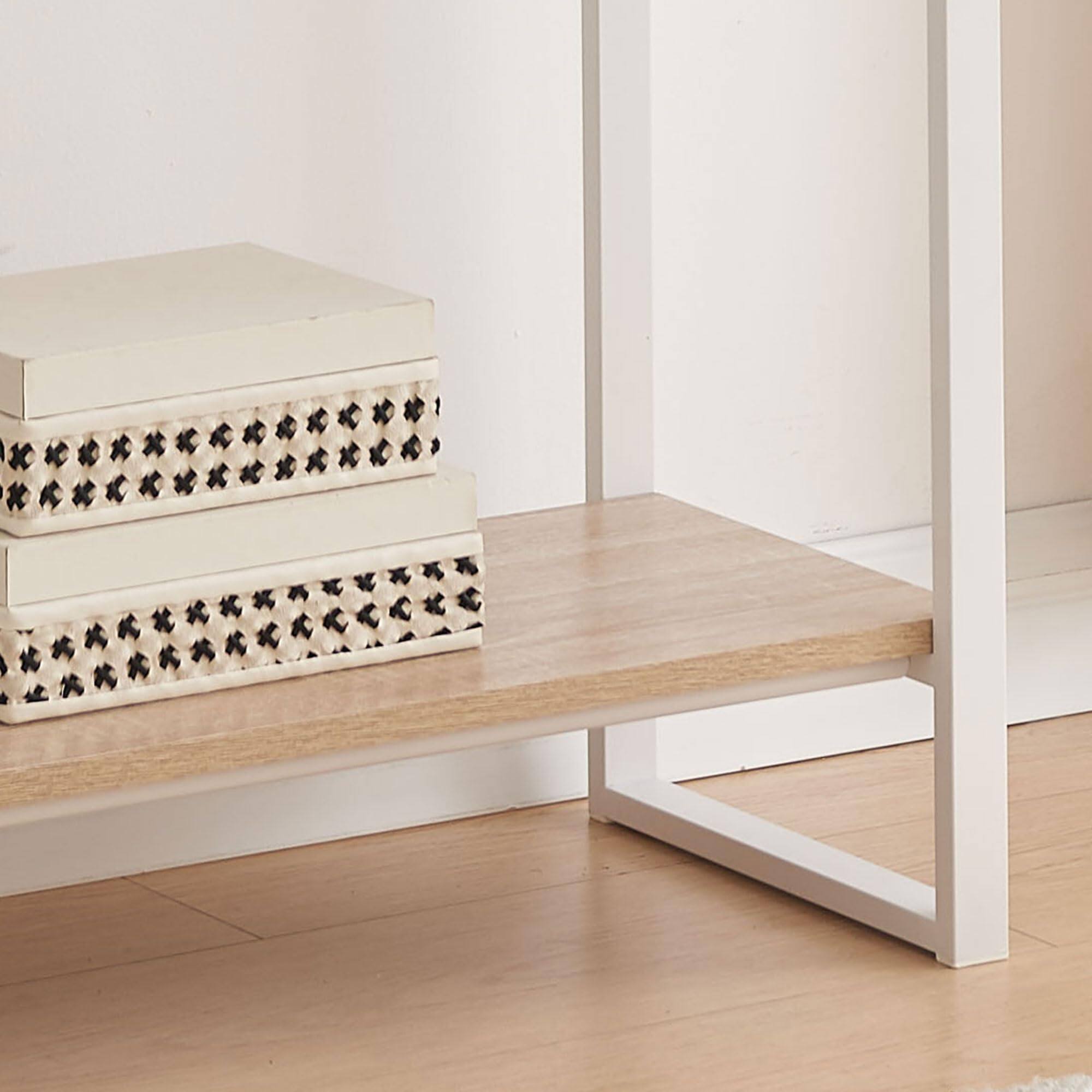 Alt View 2. Kings Brand Furniture - Kings Brand Furniture Harley Console Table for Living Room, Foyer, Corridor & Office - White.