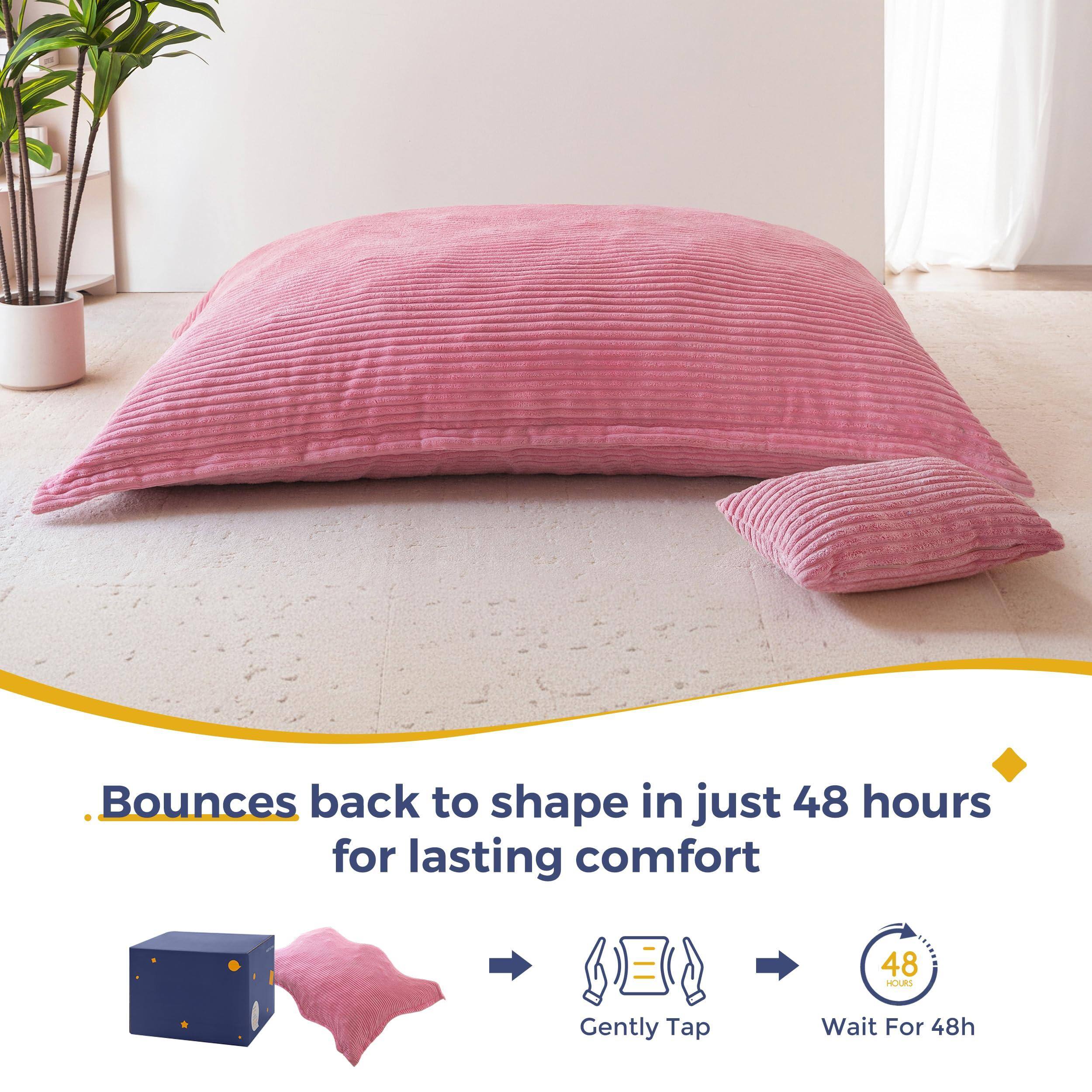 Bounces back to shape in just 48 hours for lasting comfort

Gently Tap → Wait For 48h