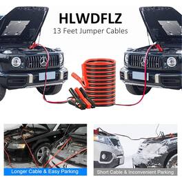MOSZAR LLC - Emergency Car Kit with Jumper Cables & Snow Shovel for Winter Safety
