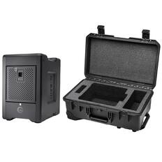 Front. WD - WD G-RAID Shuttle 4-Bay Thunderbolt 3 RAID, 72TB HDD, w/Case.