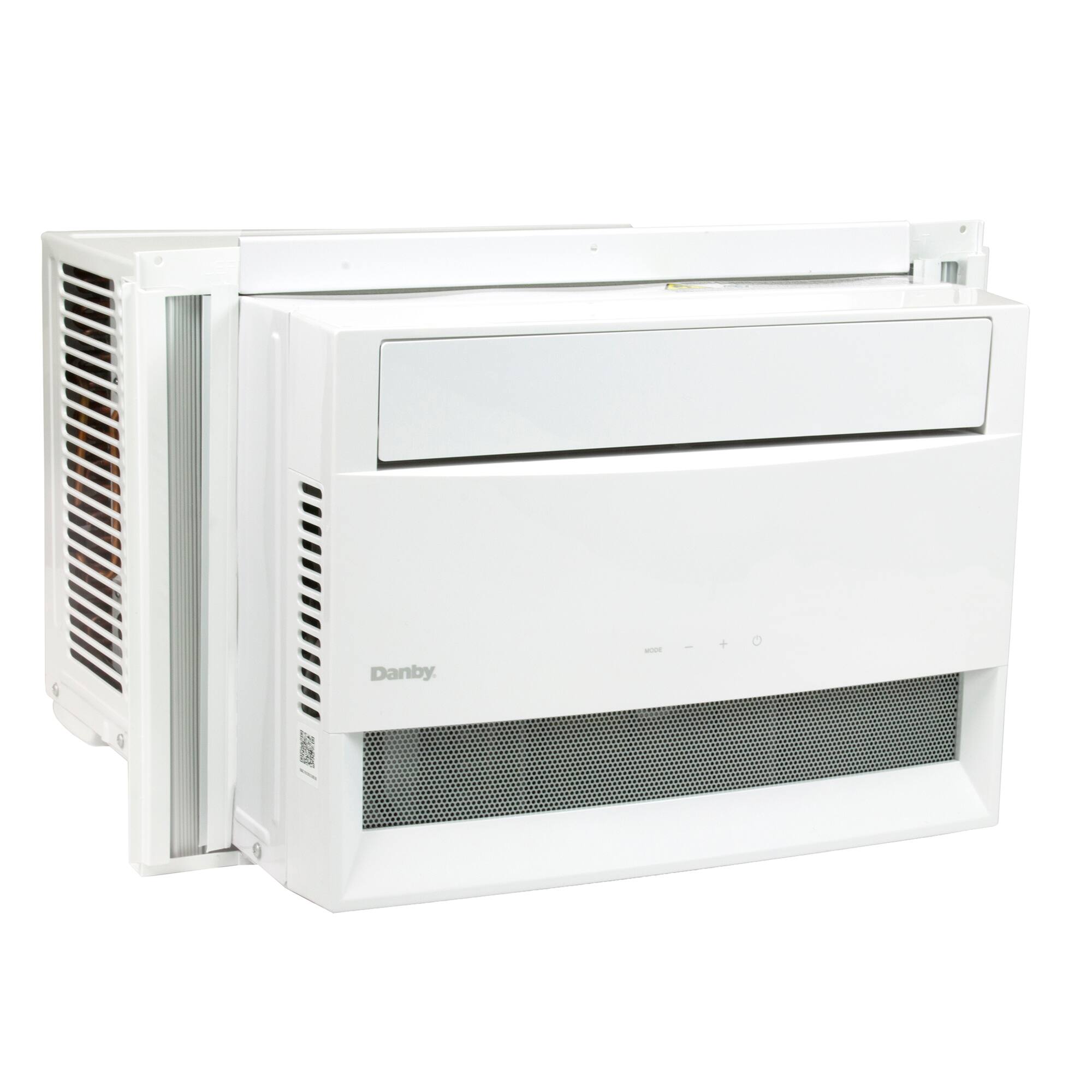 Left. Danby - 10,000 BTU Window Air Conditioner with WiFi - White.
