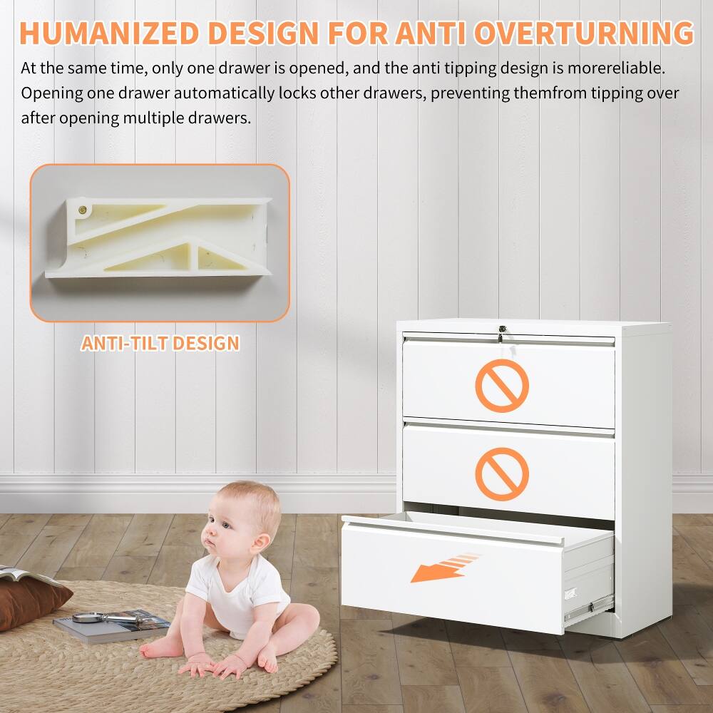 HUMANIZED DESIGN FOR ANTI OVERTURNING

At the same time, only one drawer is opened, and the anti tipping design is more reliable. Opening one drawer automatically locks other drawers, preventing them from tipping over after opening multiple drawers.

ANTI-TILT DESIGN
