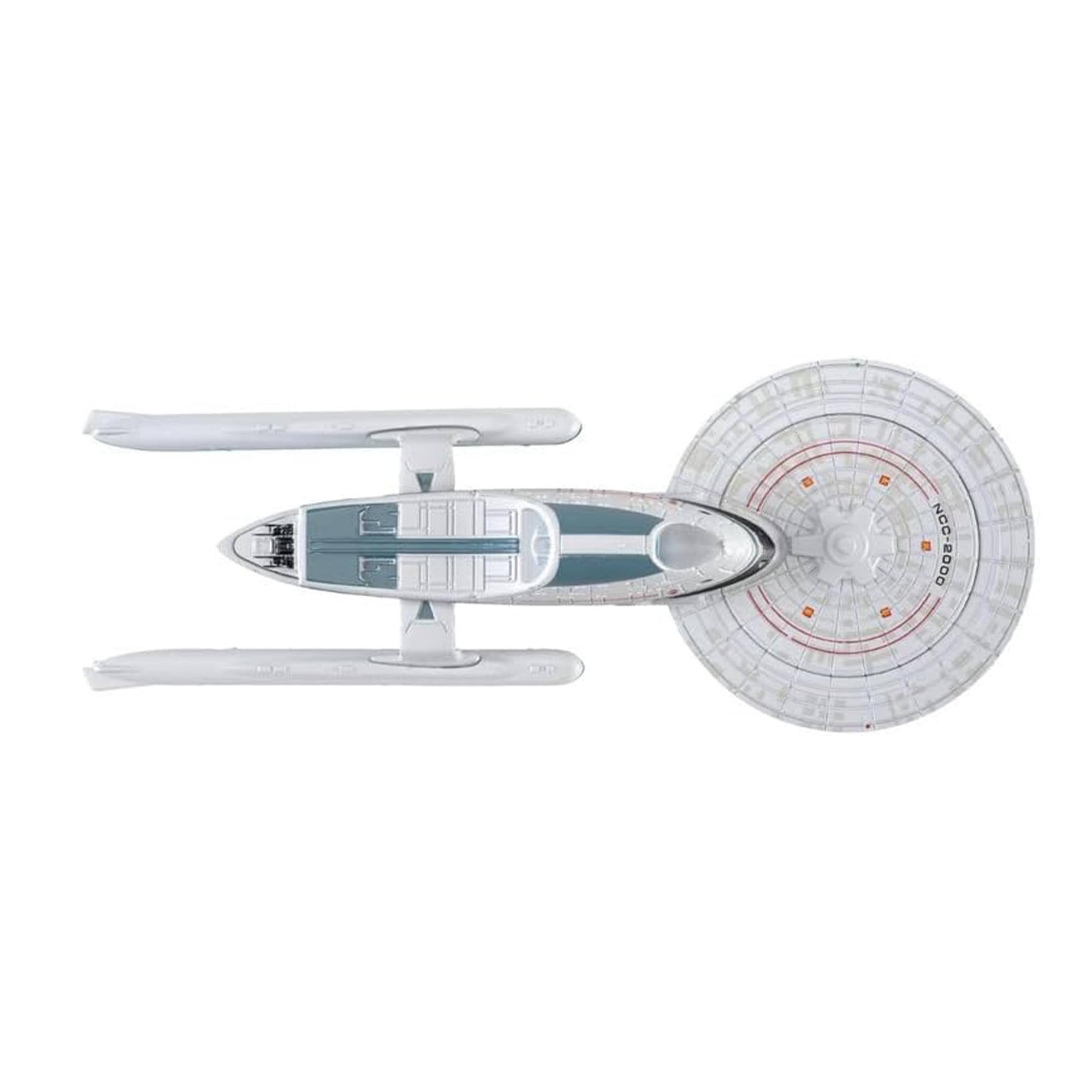 Alt View 5. Eaglemoss - Eaglemoss Star Trek Starship Replica | USS Excelsior - Black/White.