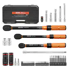 VEVOR Upgrade Center Way
VEVOR Support Center: www.vevor.com/support
Torque Wrench Model: 10-700
Torque Range: 2.21-700 ft-lb (2.9-947 Nm) (30-1000 kgf-cm) (155-220.9 kN.m)
Made in China
SN: 2561017474 0300
VEVOR 10-170 FT.LB
VEVOR 5-45 FT.LB
VEVOR 20-240 IN-LB