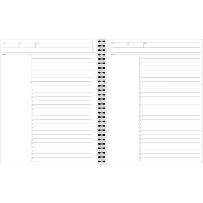 Alt View 7. Mead - 1-Subject Professional Notebooks, 8.5" x 11", Wide Ruled, 80 Sheets - Black.