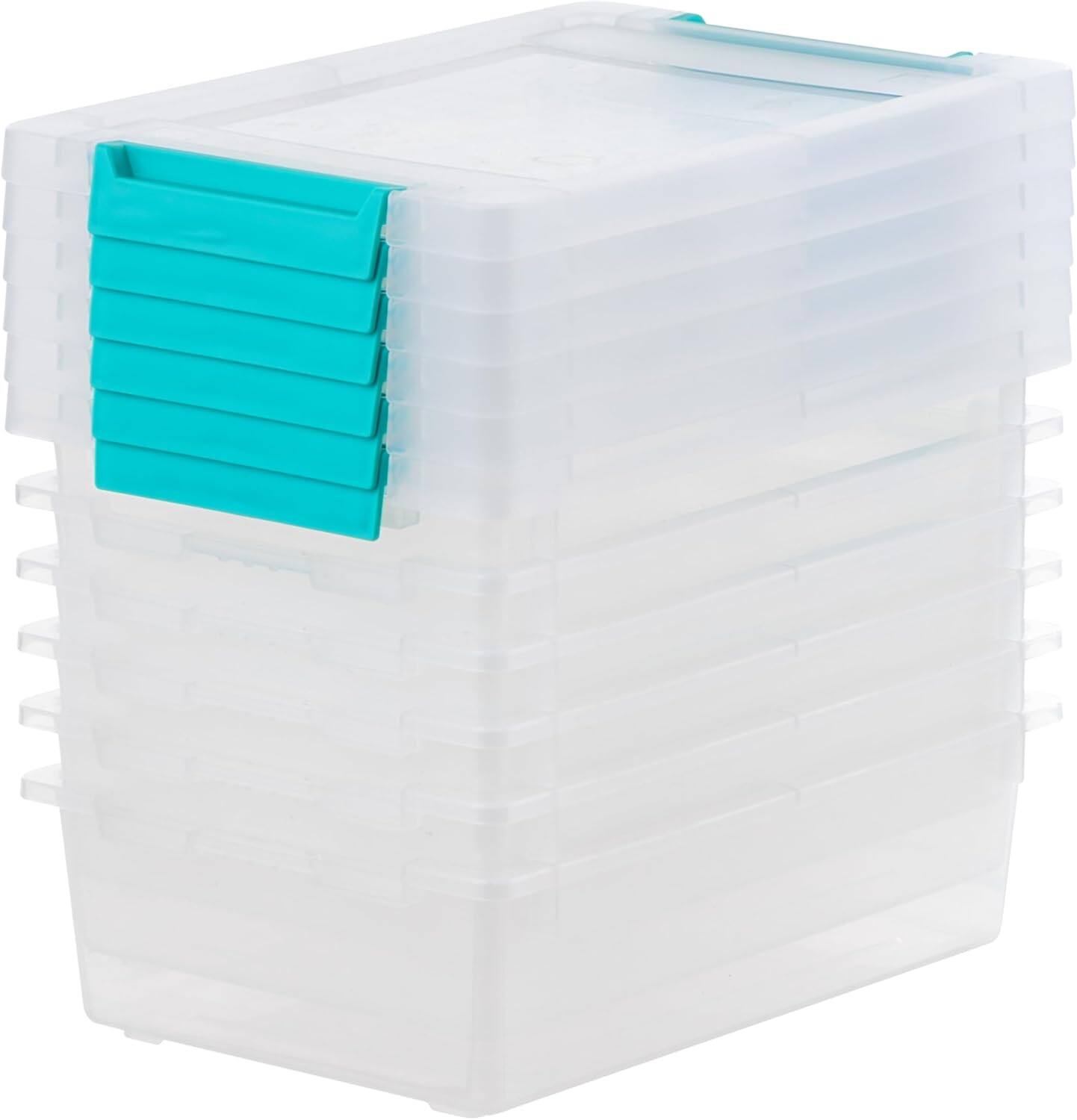 Alt View 7. IRIS USA - IRIS USA Plastic Storage Bins Containers with Lids, Sensory Bin, Craft Storage, Craft Organizers and Storage.
