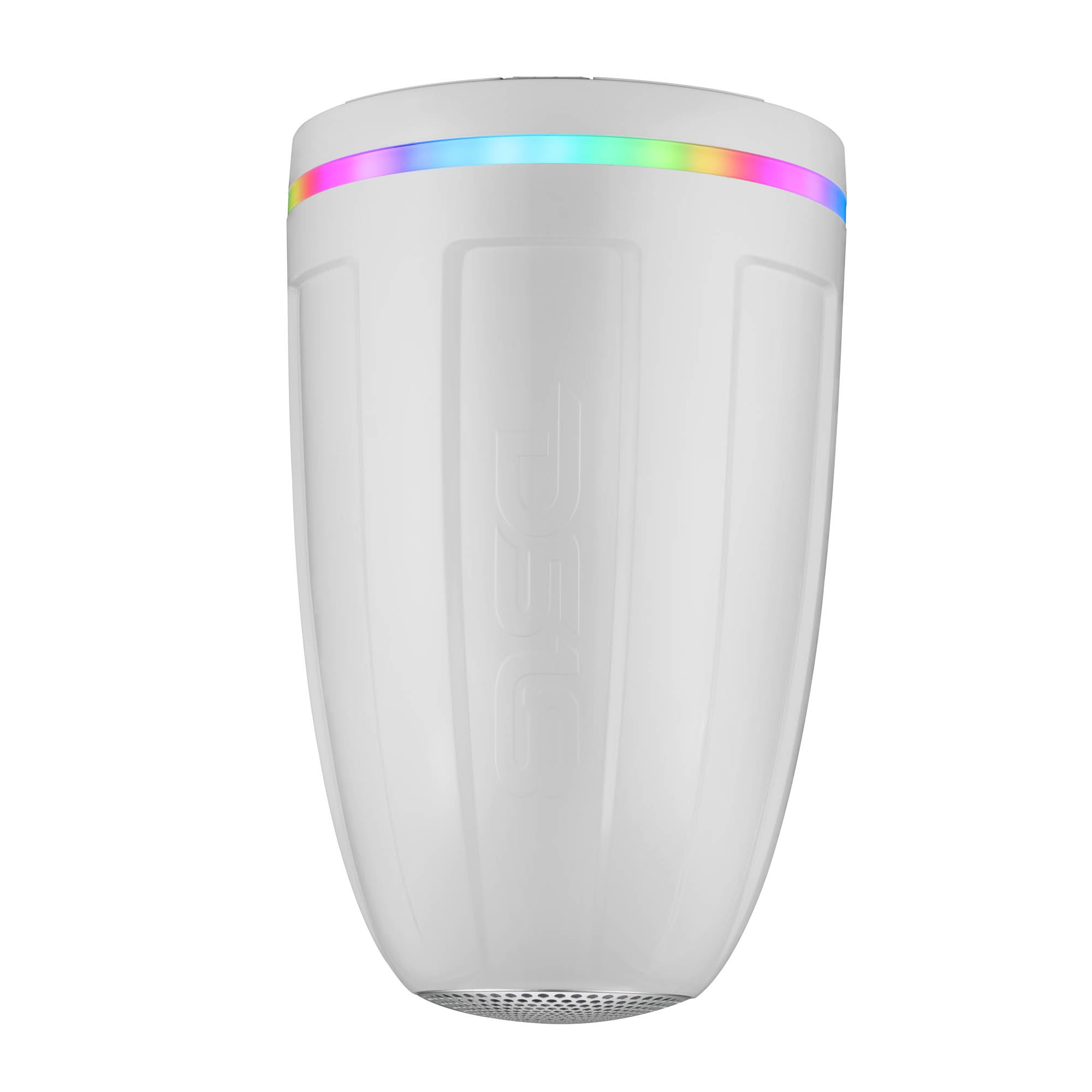 Alt View 4. DS18 Audio - NXL-IQ 8" 2-way Coaxial Neodymium Speaker with Built-in Driver and Grille (Pair), 350W RMS 4-Ohm - White.