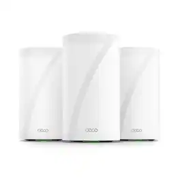 TP-Link - Deco 7 Elite BE33000 Quad-Band Wi-Fi 7 Whole Home Mesh Router System – Deco BE95 (3-Pack) - White