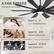6 FAN SPEEDS
Choose the wind speed
Speed 1-2
Low comfortable wind
Speed 3-4
Medium natural wind
Speed 5-6
High cooling wind