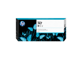 HP - 747 300-ml Gray DesignJet Ink Cartridge, P2V86A