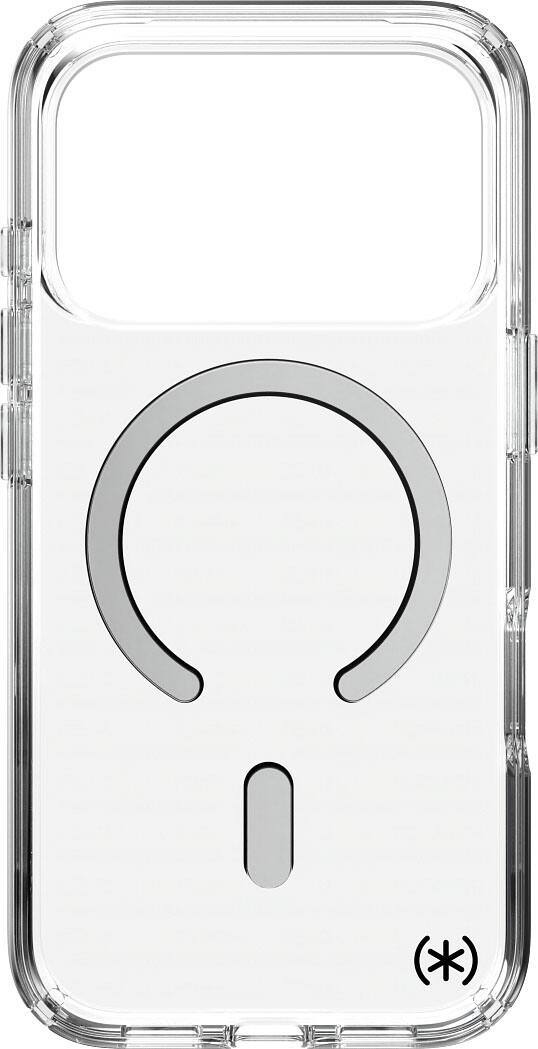 Alt View 1. Speck - Presidio Perfect Clear Case with MagSafe for Apple  iPhone 18 Pro / iPhone 17 Pro - Clear.