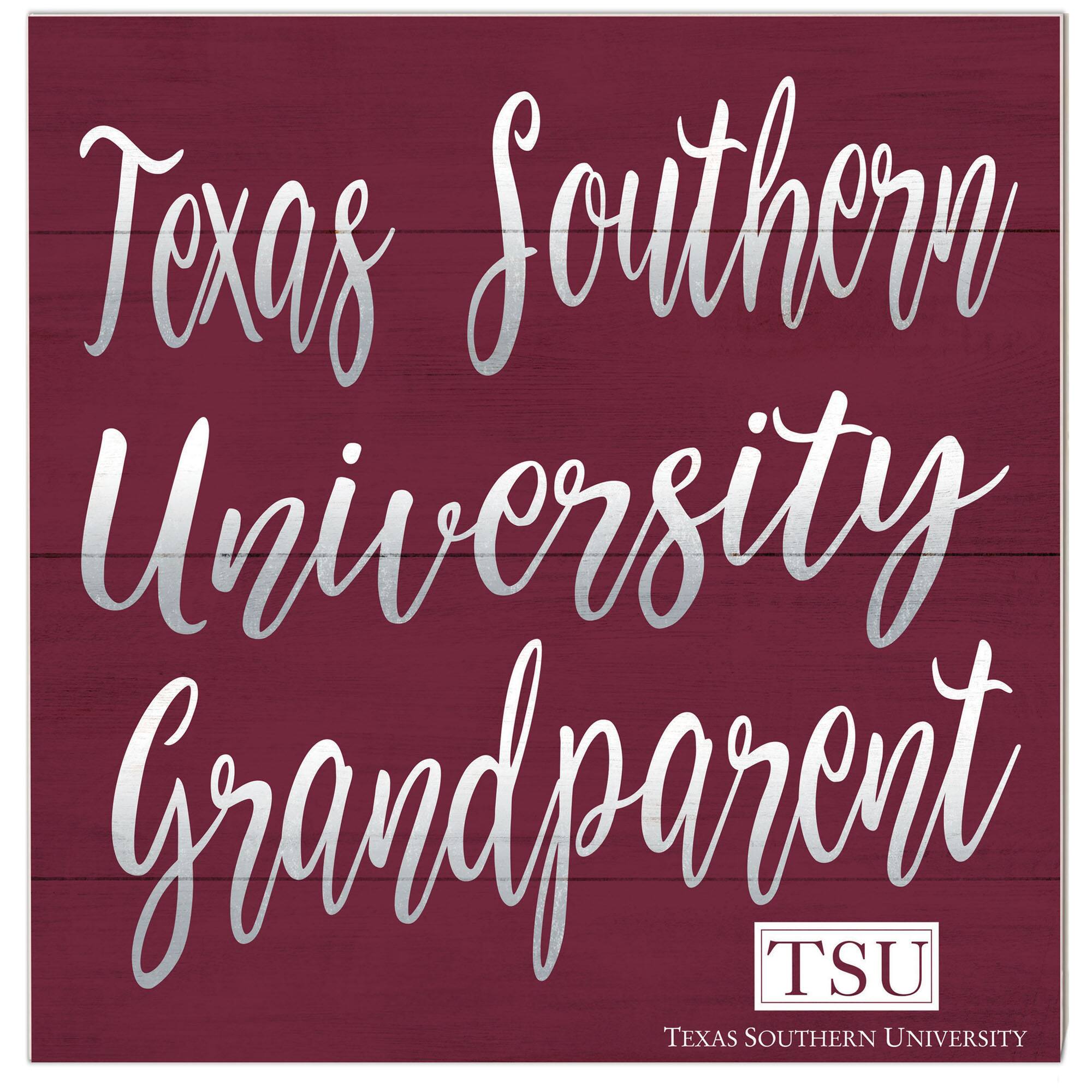 Texas Southern Tigers 10'' x 10'' Grandparent Plaque