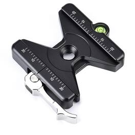 SunwayFoto - SLC-60B Universal Arca Standard QR Clamp with Bubble Level