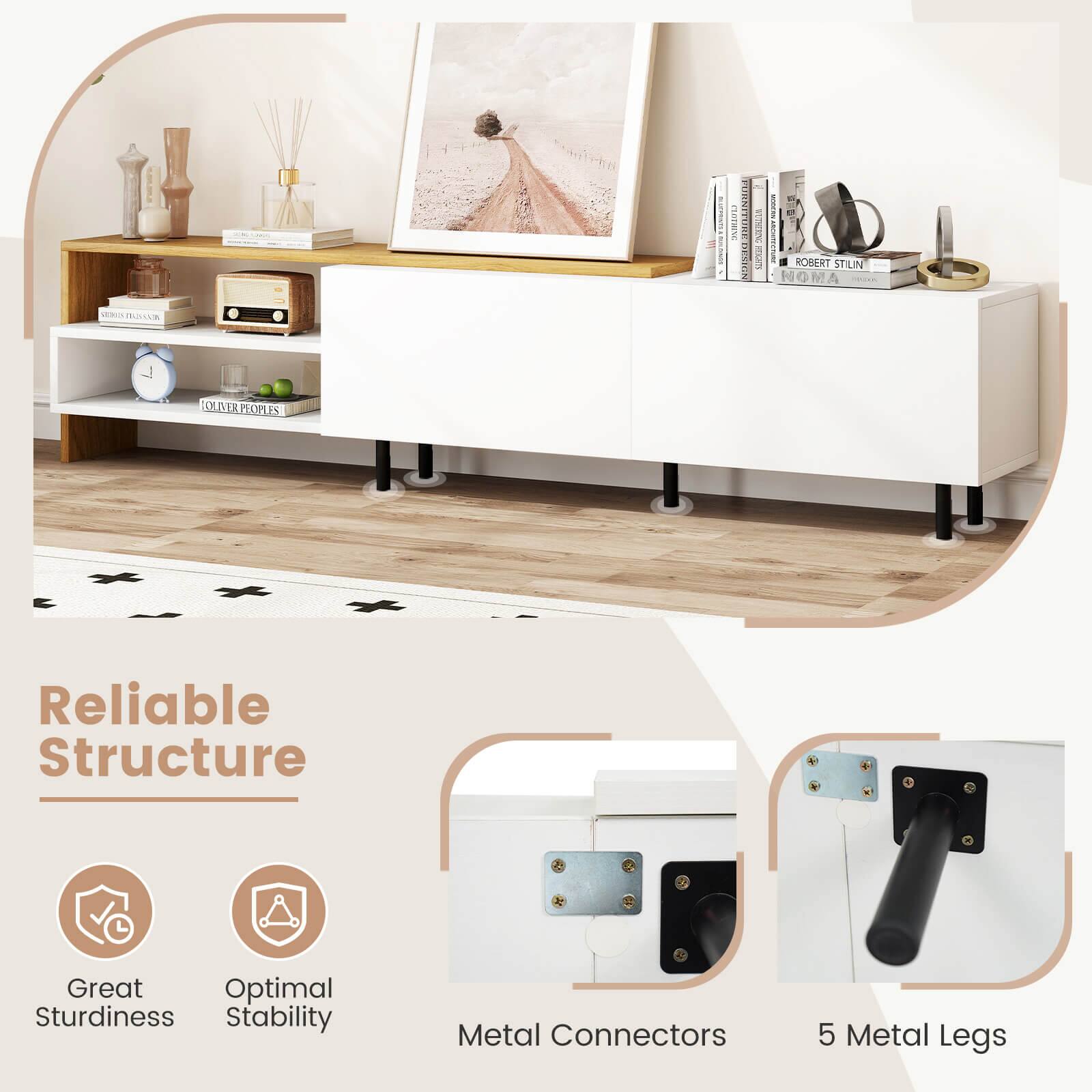 Reliable Structure

Great Sturdiness
Optimal Stability
Metal Connectors
5 Metal Legs