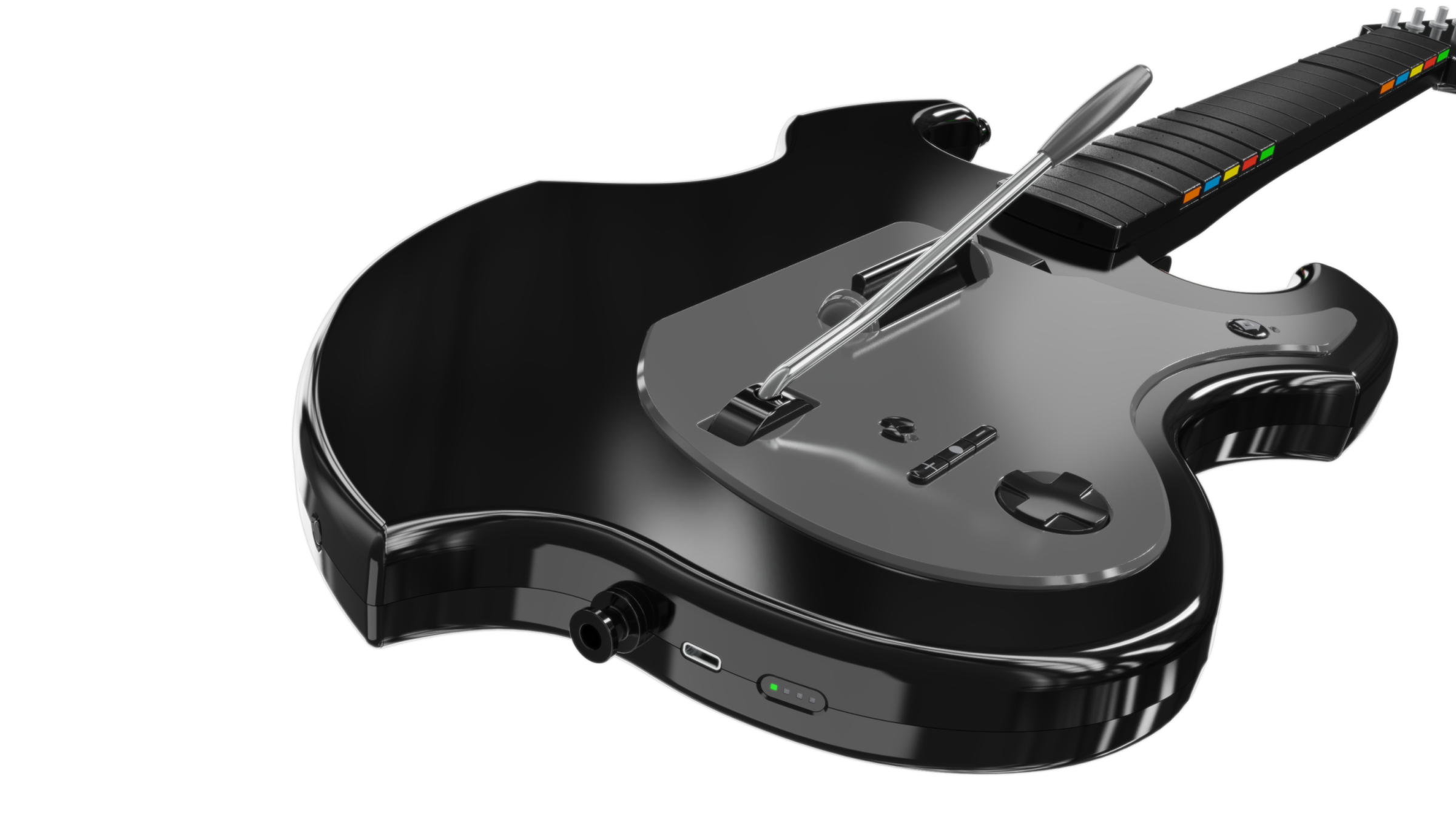 Back. PDP - Riffmaster Wireless Guitar Controller - Nintendo Switch™ - Black.