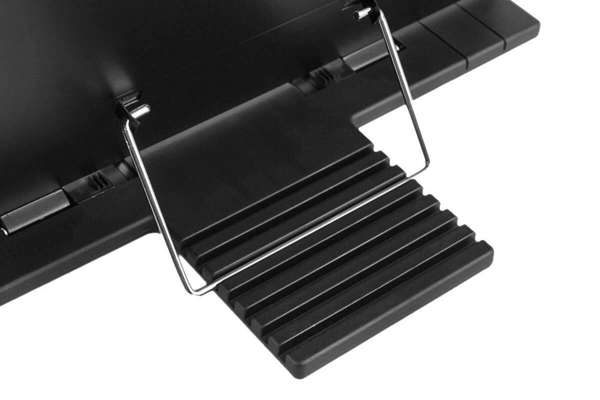 Alt View 3. MAGICAL RUBS - Hanghs Desktop Document Holder/paper Stand/clipboard For Sheet Music/cookbook/book With 7 Adjustable Positions Black - Default.