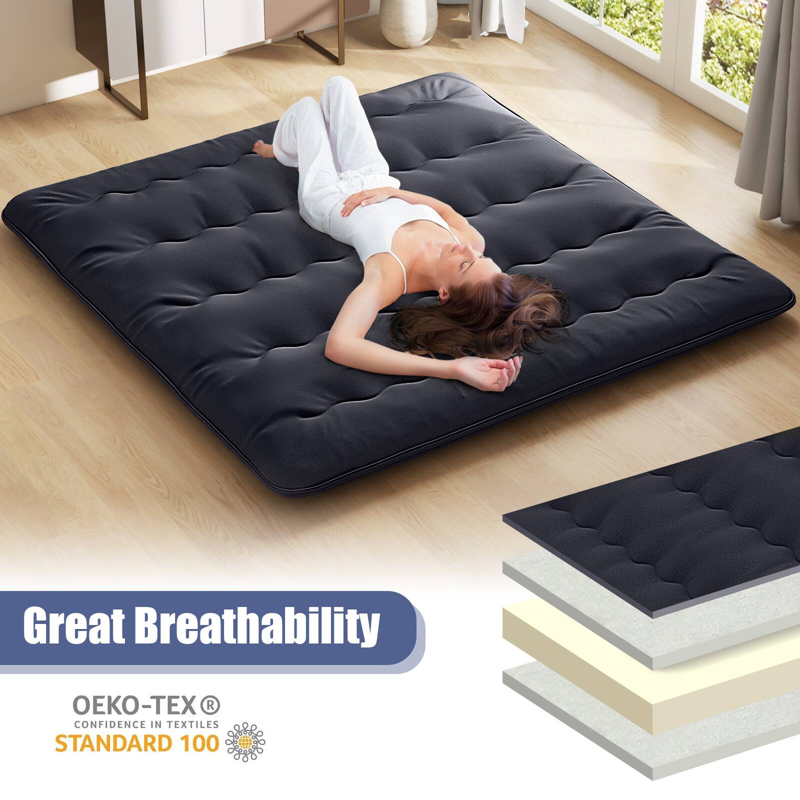 Great Breathability

OEKO-TEX®
CONFIDENCE IN TEXTILES
STANDARD 100