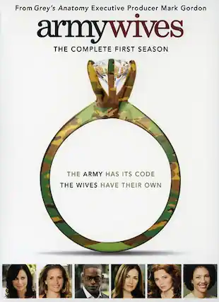 Front. Army Wives: The Complete First Season - DVD.