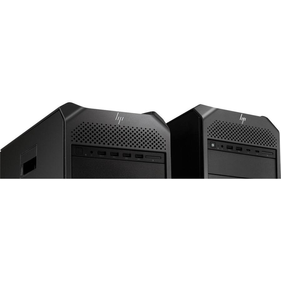 Alt View 4. HP - HP Z4 G5 Workstation - 1 Xeon w5-2445 - vPro Technology - 16 GB - 512 GB SSD - Tower - Black - Smart Buy - Intel W790 - Black.