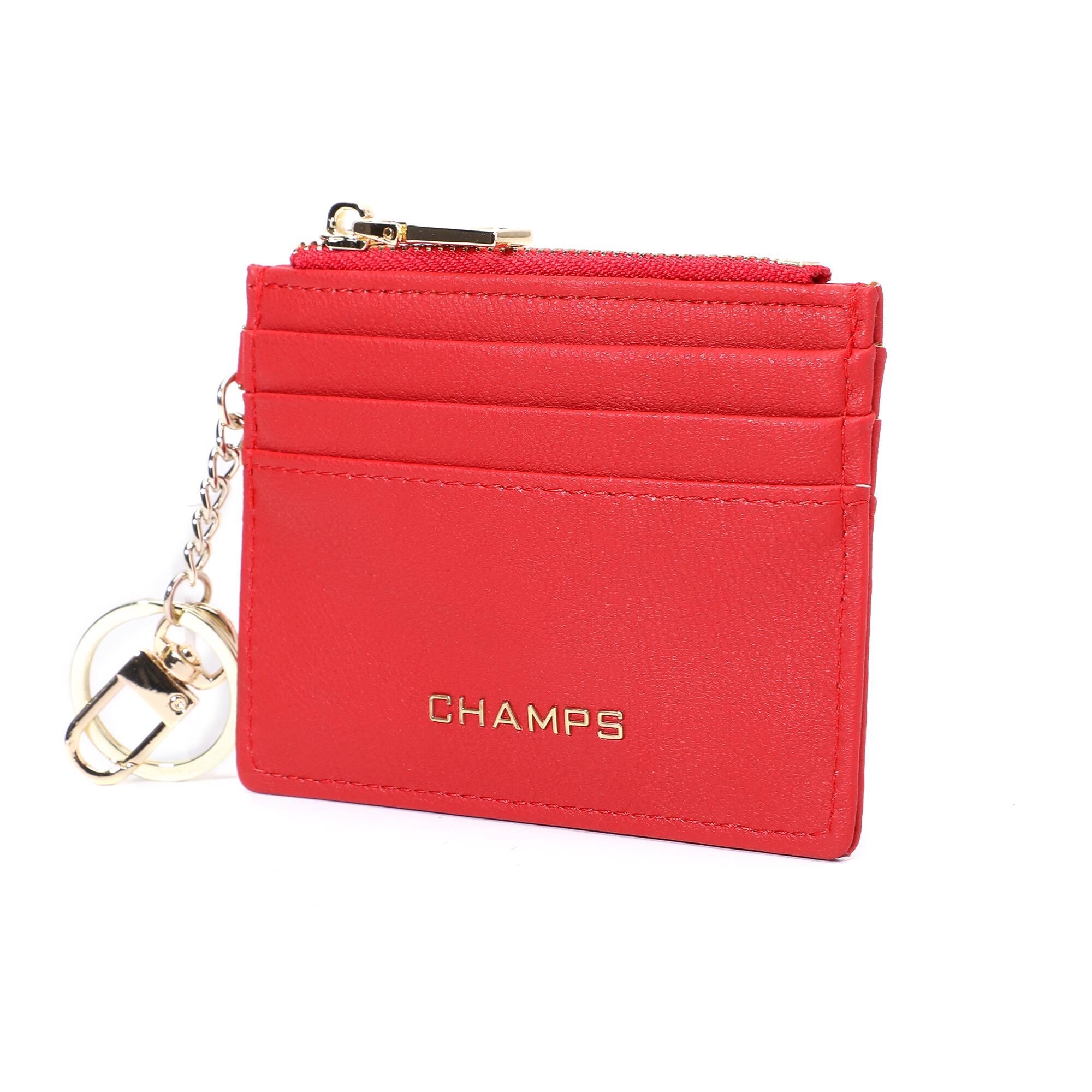 Angle. Champs - Iconic Collection Keychain Cardholder - Red.