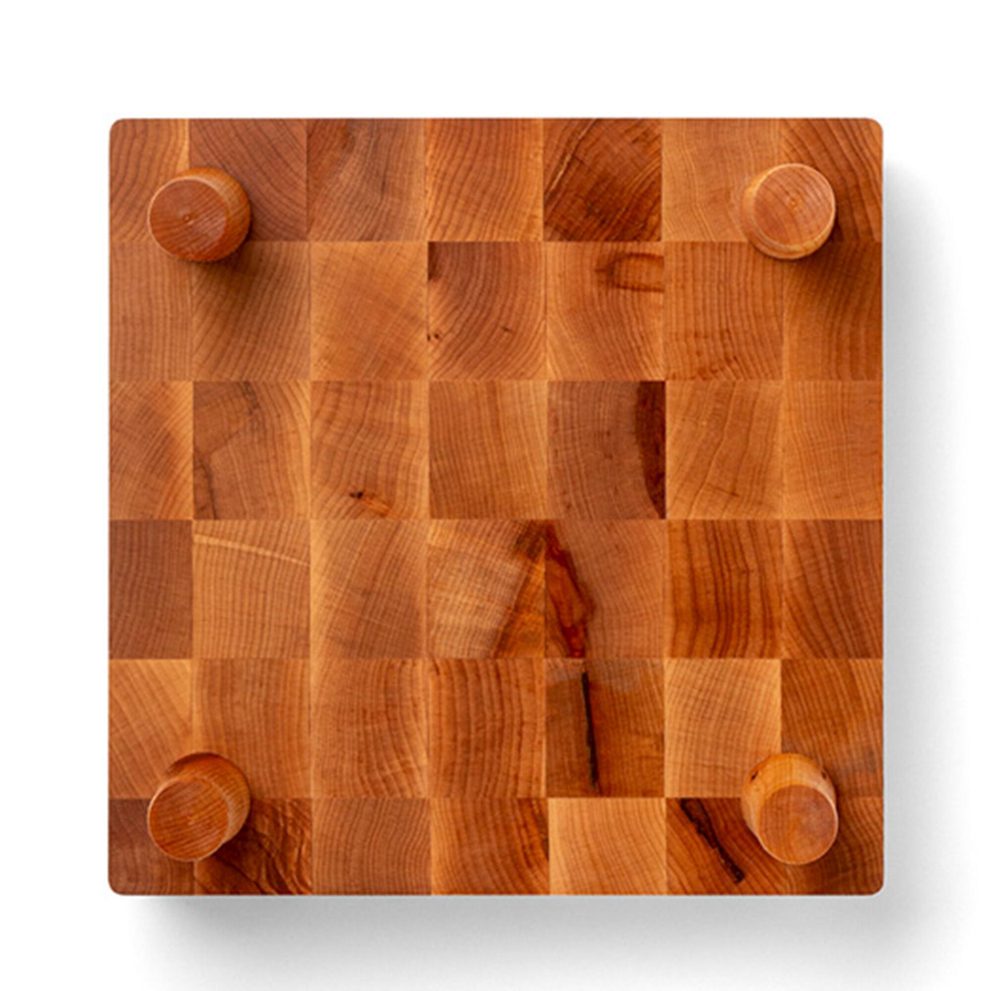 Alt View 7. John Boos - John Boos MC Series Square Wood Cutting Board with Feet, 12" x 12", Maple - Square.