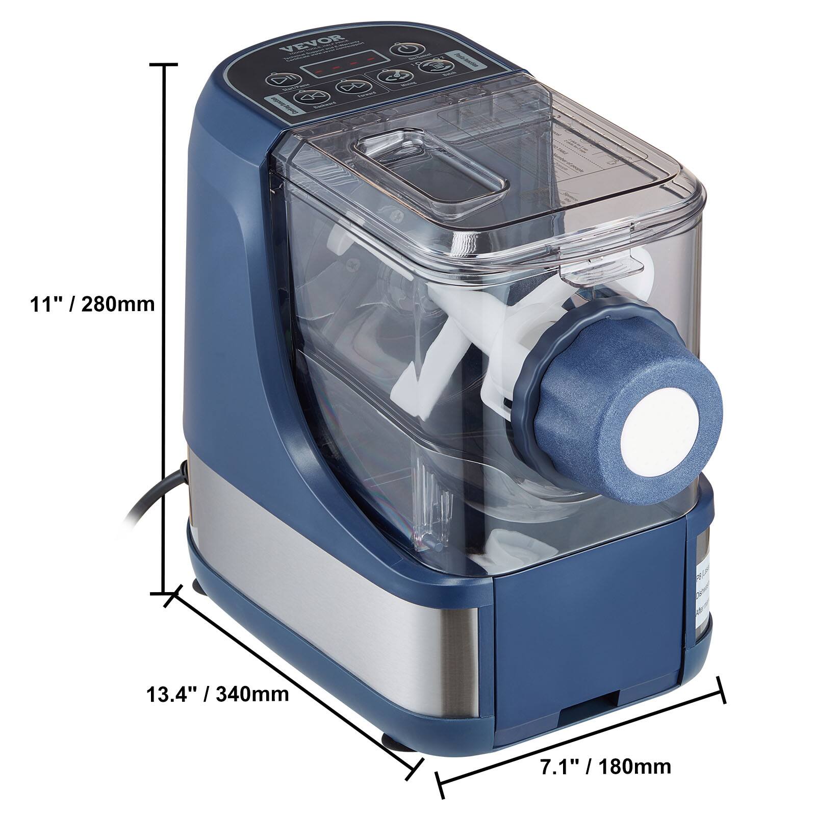 VEVOR 11" / 280mm  
13.4" / 340mm  
7.1" / 180mm