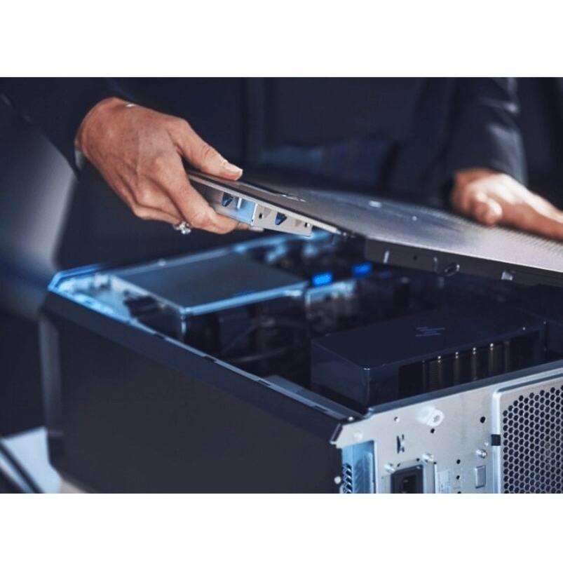 Alt View 7. HP - HP Z4 G5 Workstation - 1 Xeon w5-2445 - vPro Technology - 16 GB - 512 GB SSD - Tower - Black - Smart Buy - Intel W790 - Black.