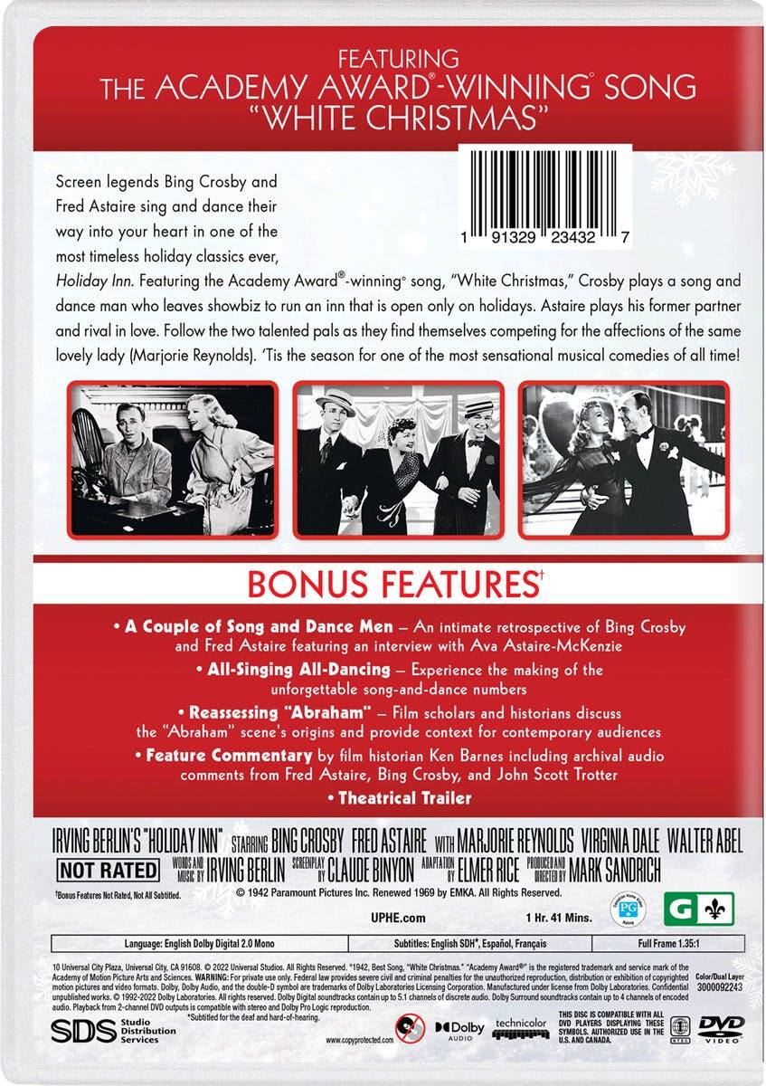 Back. Holiday Inn (80th Anniversary Edition) [DVD].