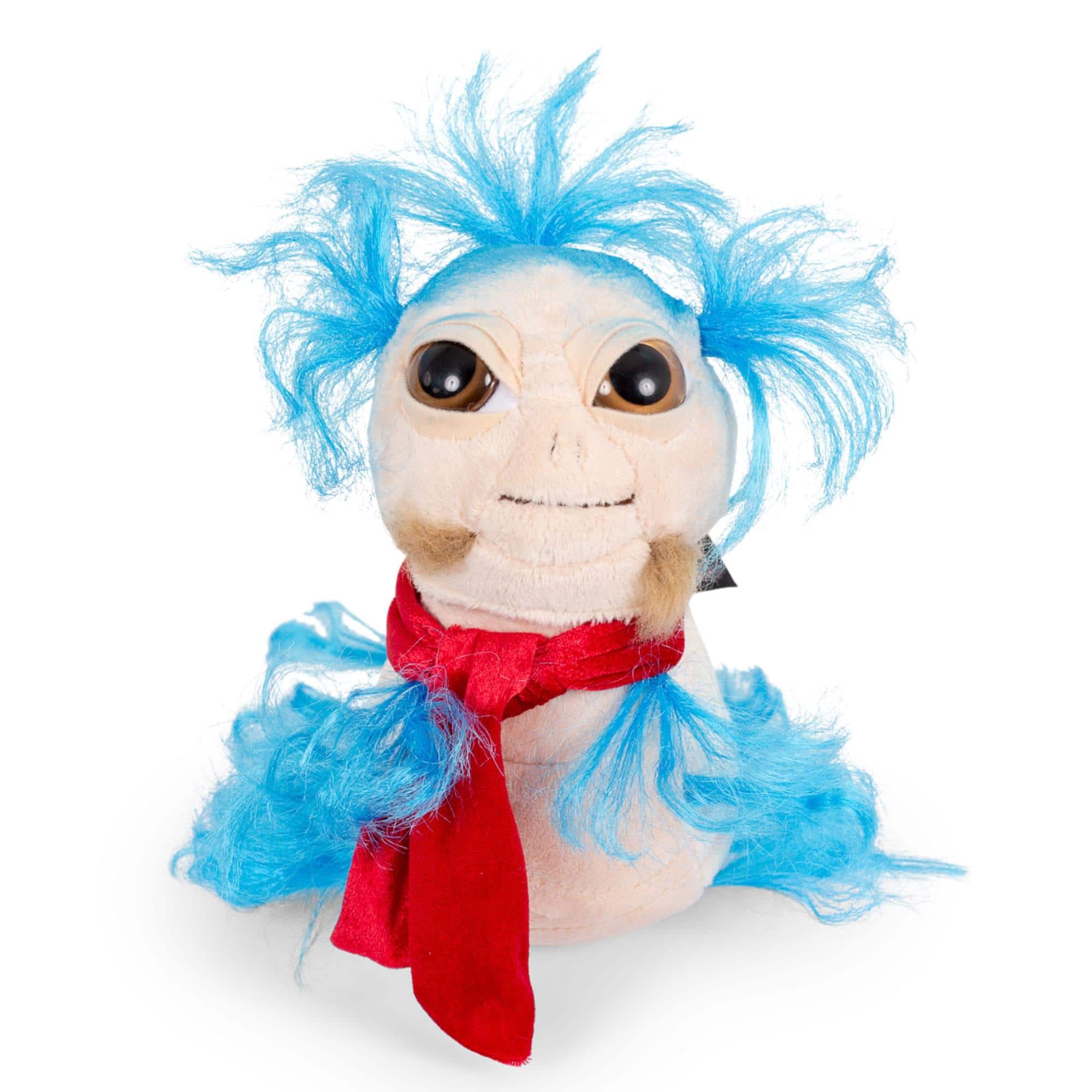 Toy Vault - Labyrinth The Worm 14-Inch Character Plush Toy | Toynk Exclusive - Blue