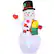 Alt View 18. Costway - 5 FT Tall Snowman Inflatable Blow up Inflatable w/Built-in Colorful LED Lights - Multicolor.