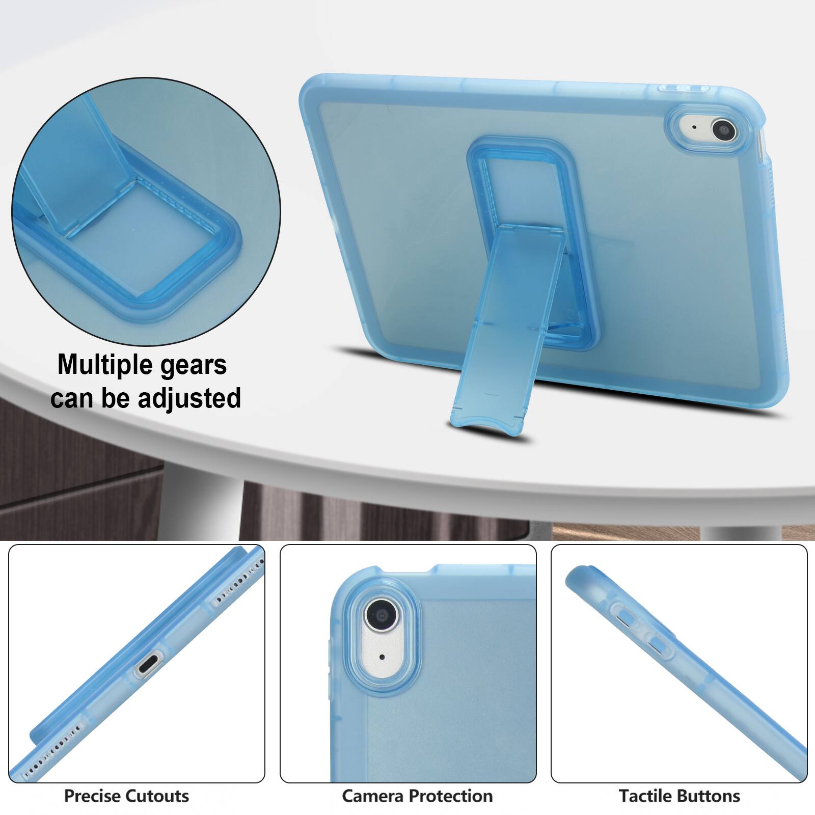 Multiple gears can be adjusted. Precise Cutouts. Camera Protection. Tactile Buttons.