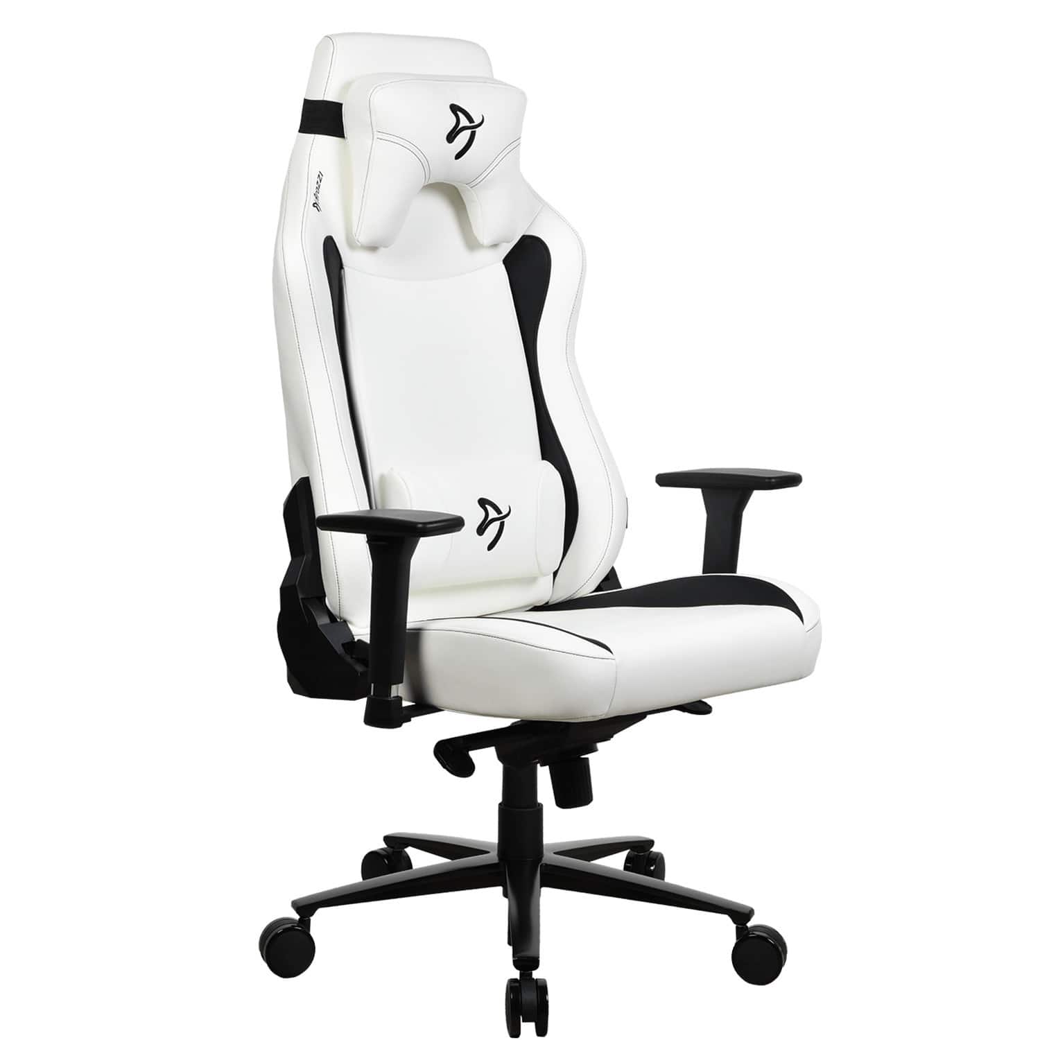 Front. Arozzi - Vernazza Series Premium XL Soft PU Gaming Chair - White.