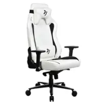 Arozzi - Vernazza Series Premium XL Soft PU Gaming Chair - White - Front_Zoom