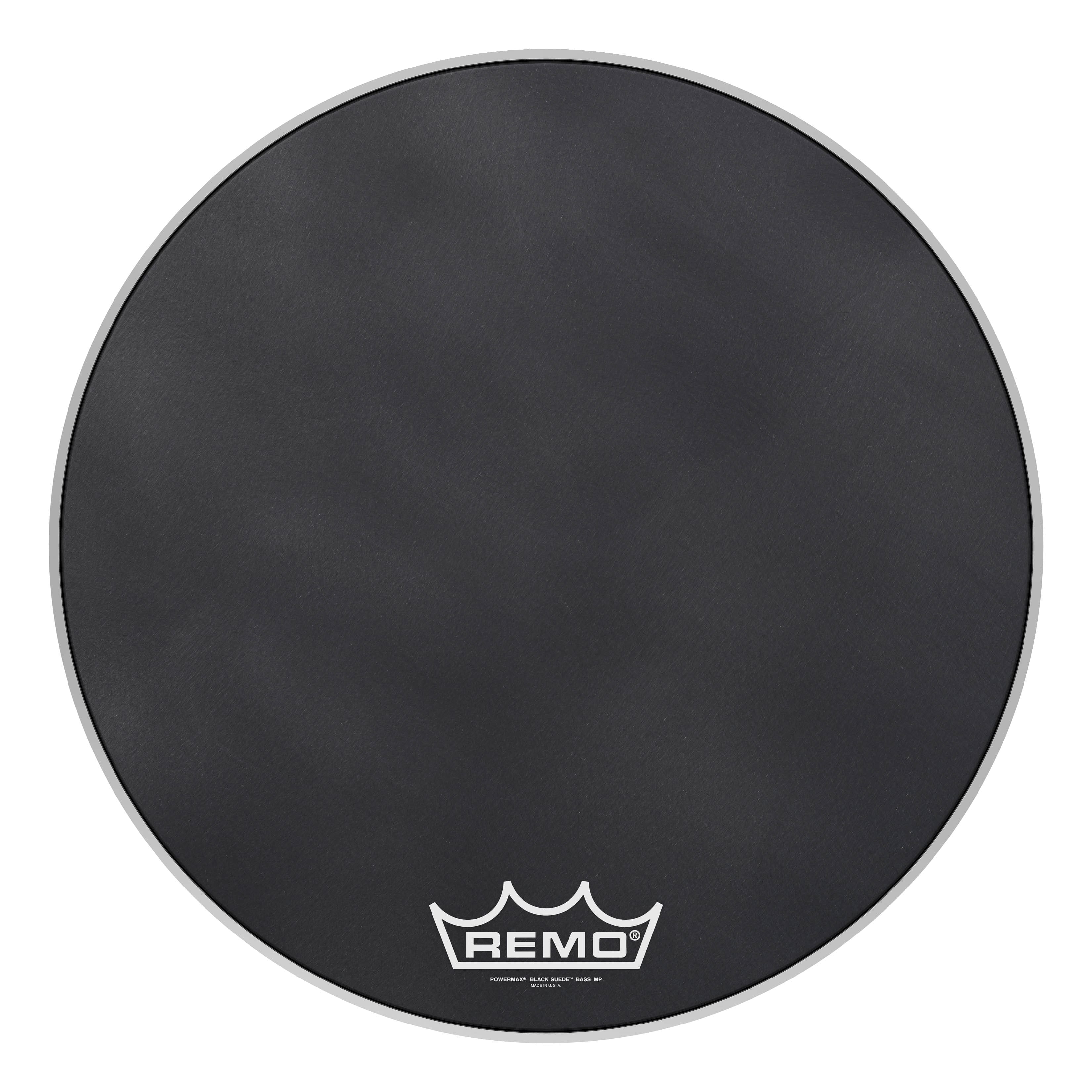 Remo - Bass, Powermax, Black Suede, 24 Diameter, Mp price history on PriceWatchPro