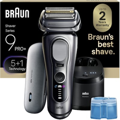 Braun Series 9 Pro+ 9677cc Wet/Dry Electric Razor with 6 in 1 Braun Series 9 Pro+ 9677cc Wet/Dry Electric Razor with 6 in 1